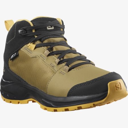 Scarpe Trekking Salomon OUTWARD CLIMASALOMON WATERPROOF Bambino Nere/Oro IT 1-M67